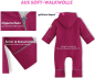Preview: 40-51 ANU (SOFT-Walkwolle) Farbe: granat